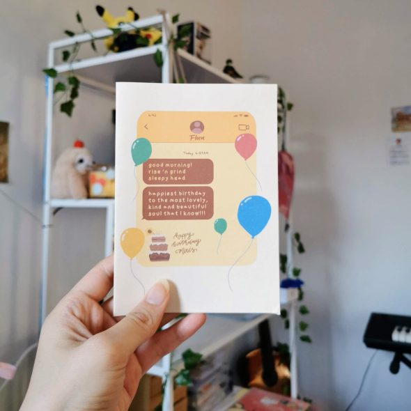 text message birthday card - promo pic 2