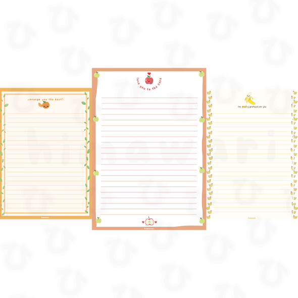 fruitful bunch letter set bundle - digital image