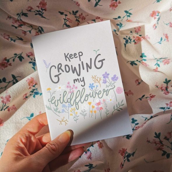 wildflower card - promo pic