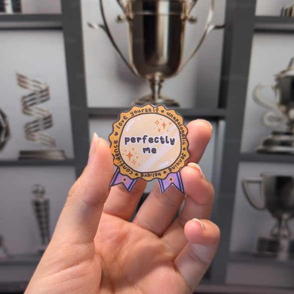 perfectly me sticker - promo pic