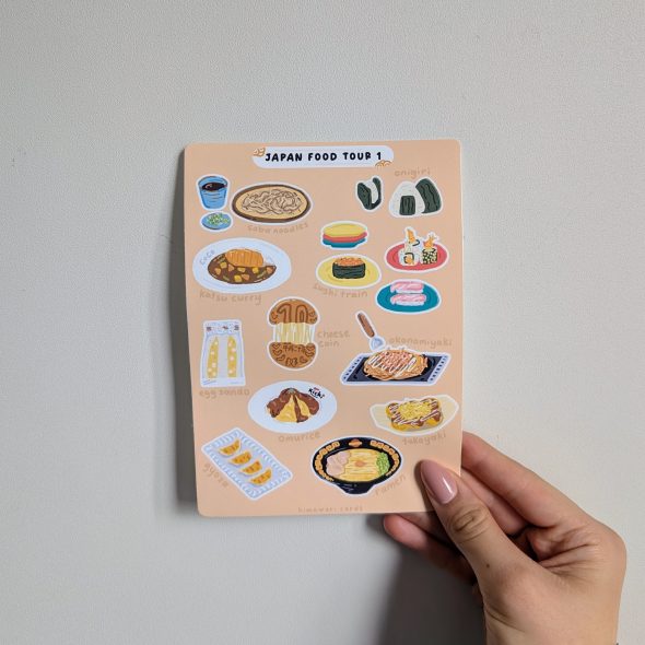 japan food tour 1 sticker sheet - promo pic 2