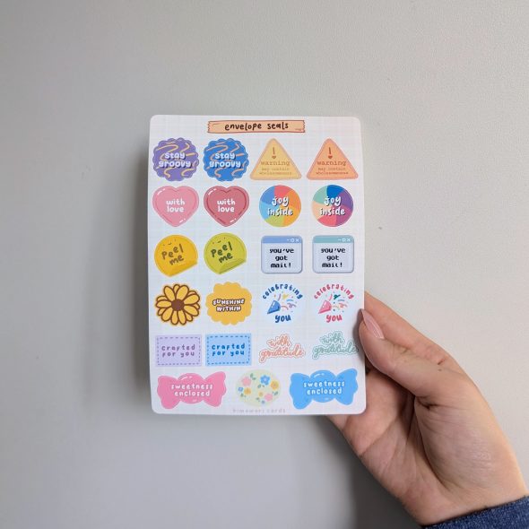 mini sticker seals sticker sheet - promo pic 2