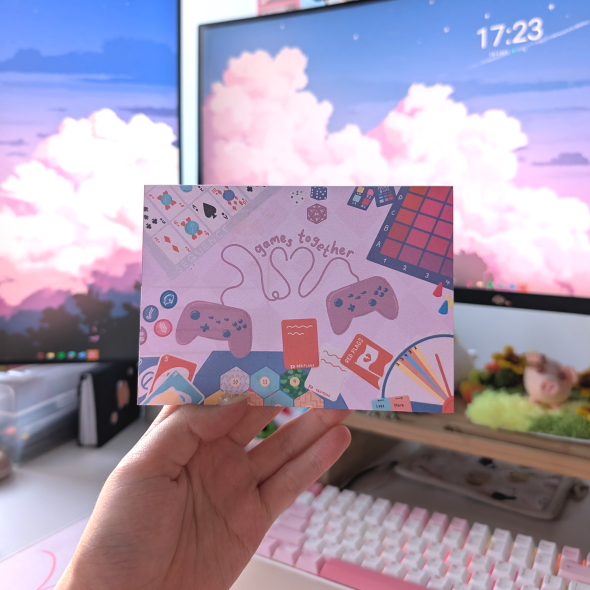 games together postcard - promo pic