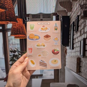 cafe and yap sticker sheet - promo pic 1