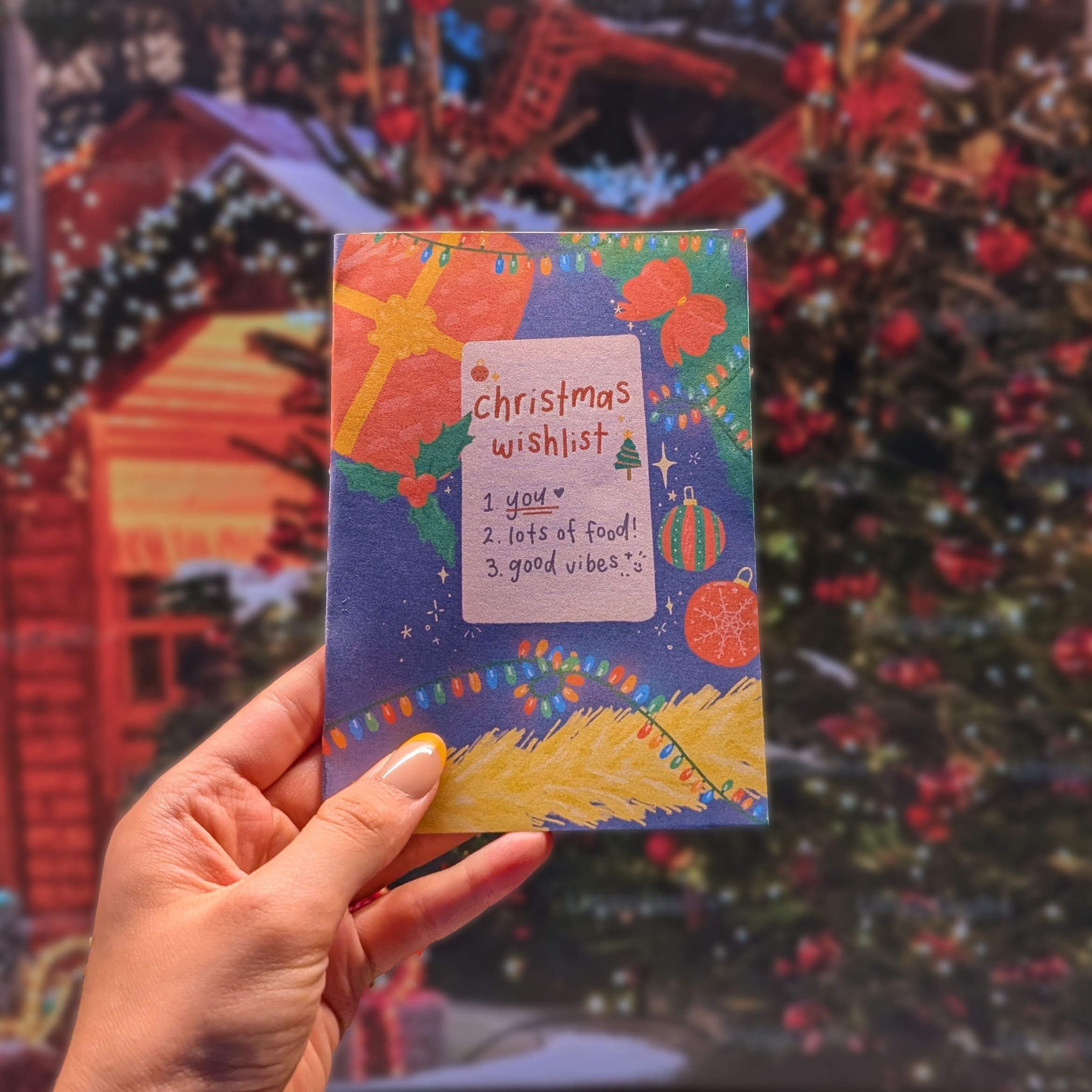 christmas wishlist card - promo pic