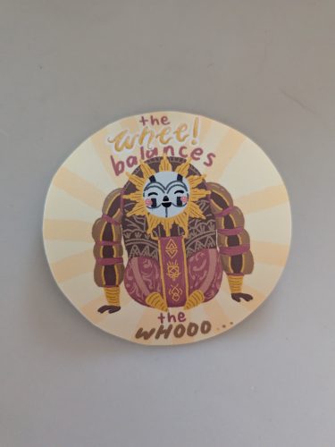 the "whee" esquie sticker photo review