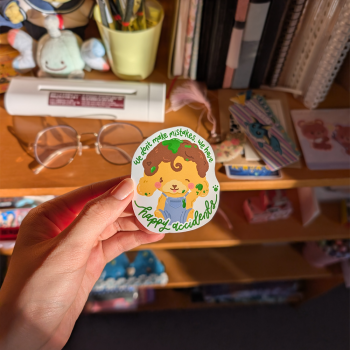 bob ross sticker - promo pic