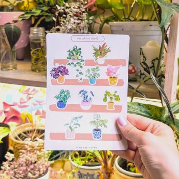 my plant shelf sticker sheet - promo pic