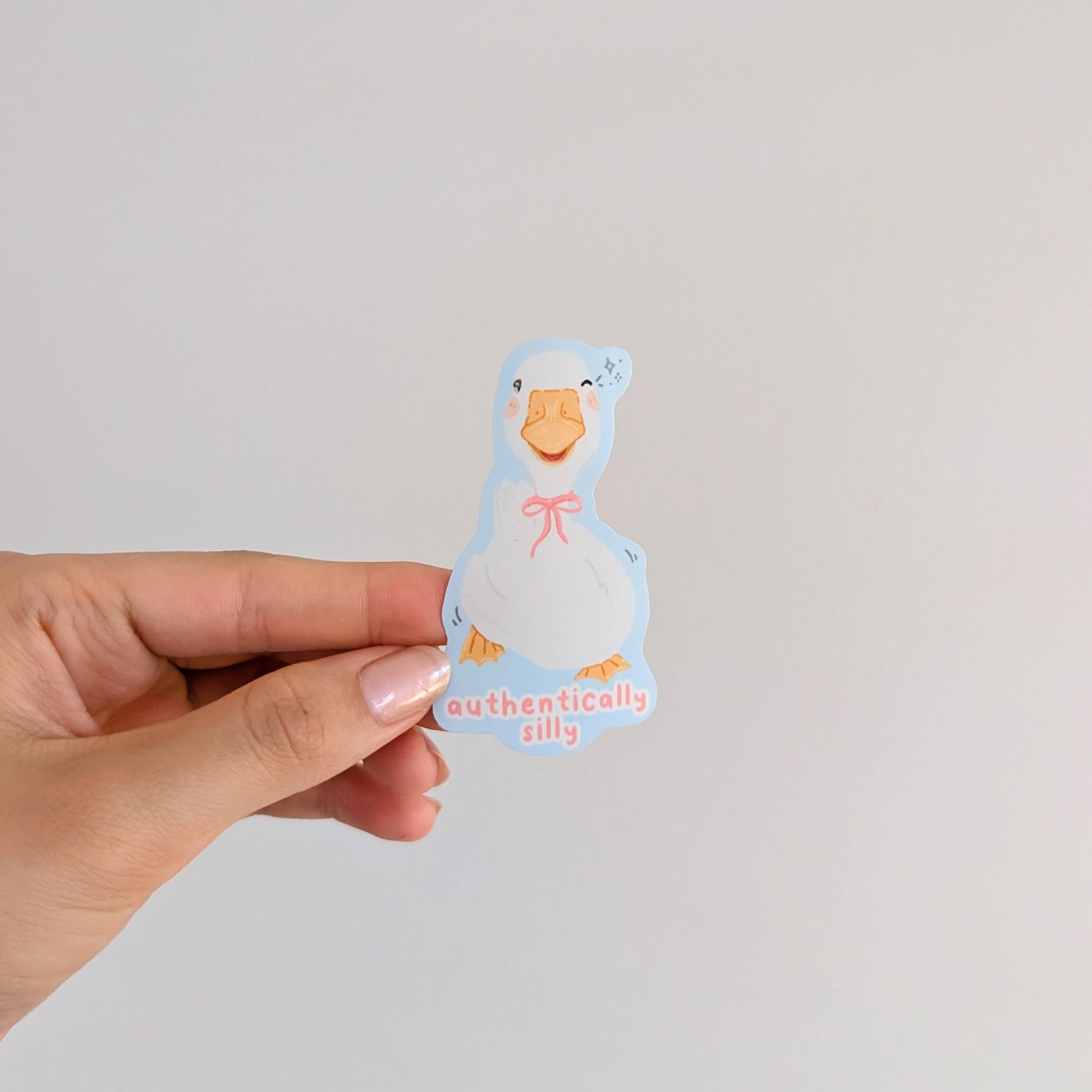 authentically silly goose sticker - promo pic 2