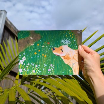 wildflowers doggo print - promo pic