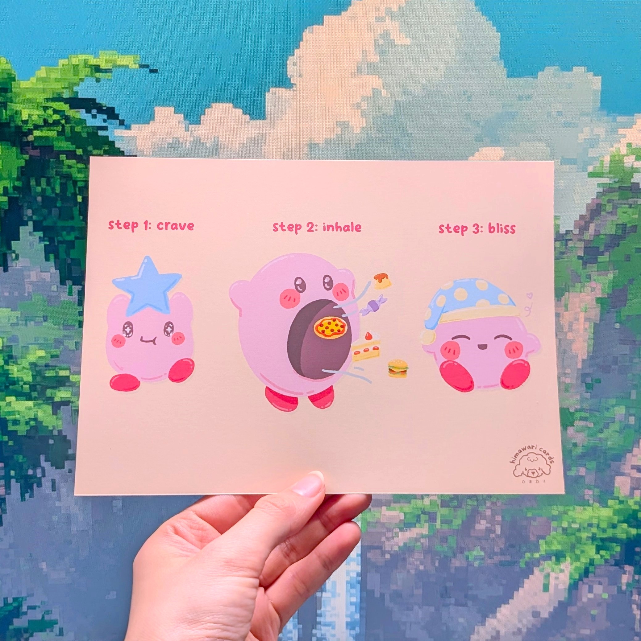 kirby inhale print - promo pic